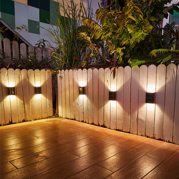 Draadloze LED Solar Wandlampen Deluxe - Creëer de perfecte sfeer in uw tuin!