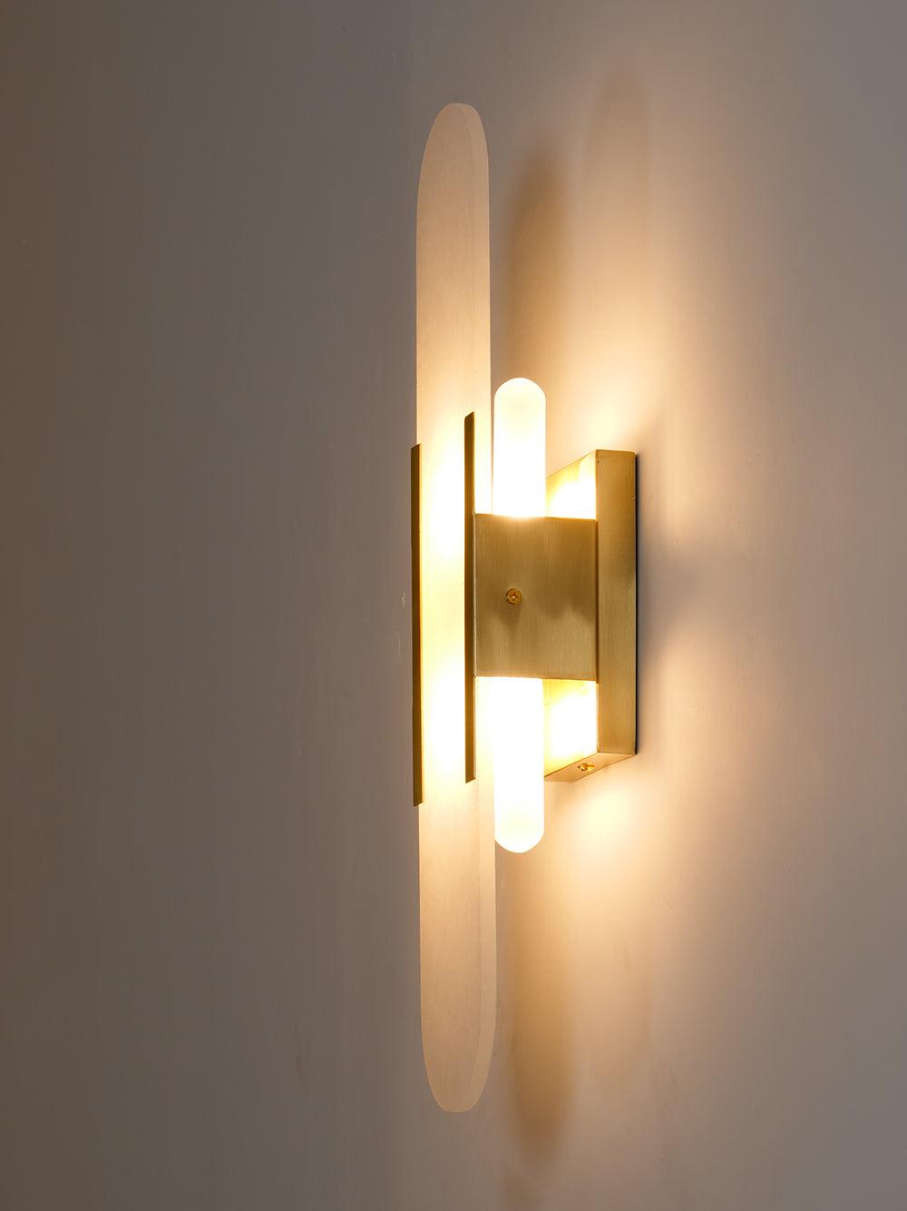Melange Verlengde Alabaster Wandlamp