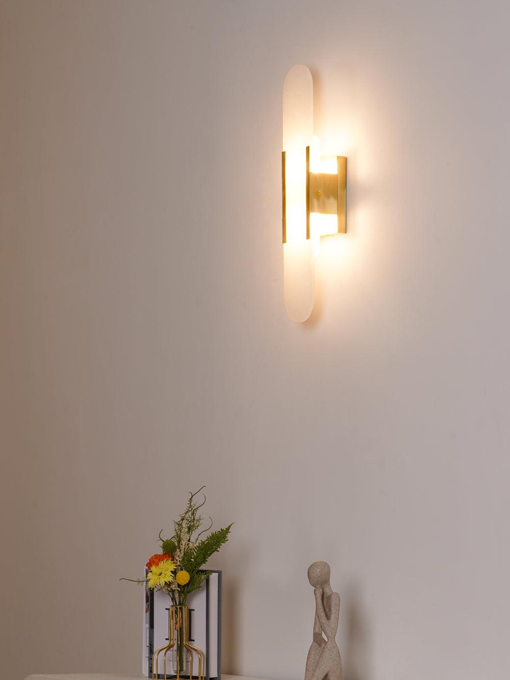Melange Verlengde Alabaster Wandlamp
