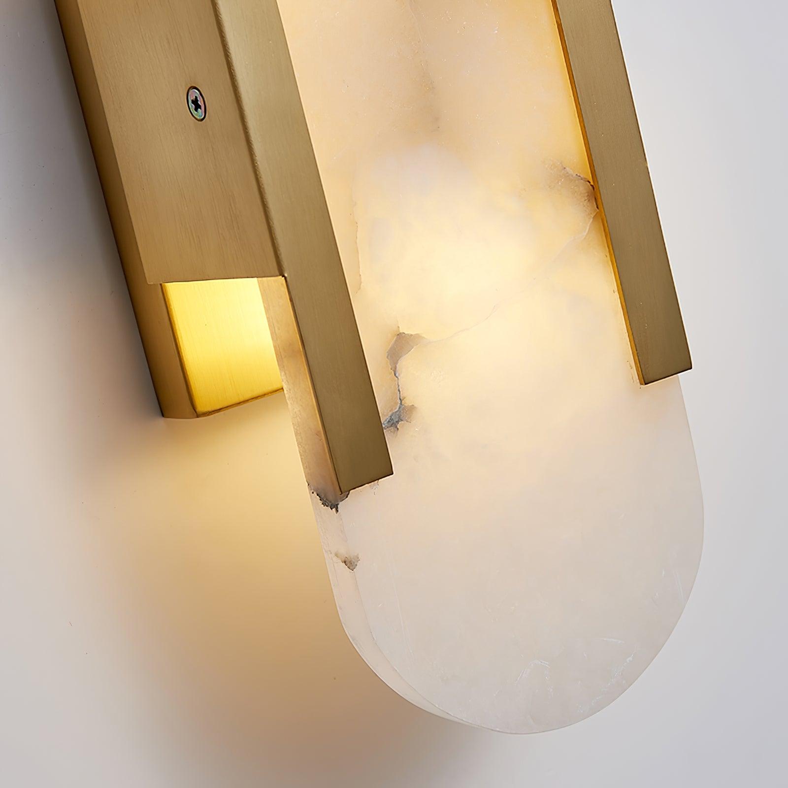 Melange Verlengde Alabaster Wandlamp