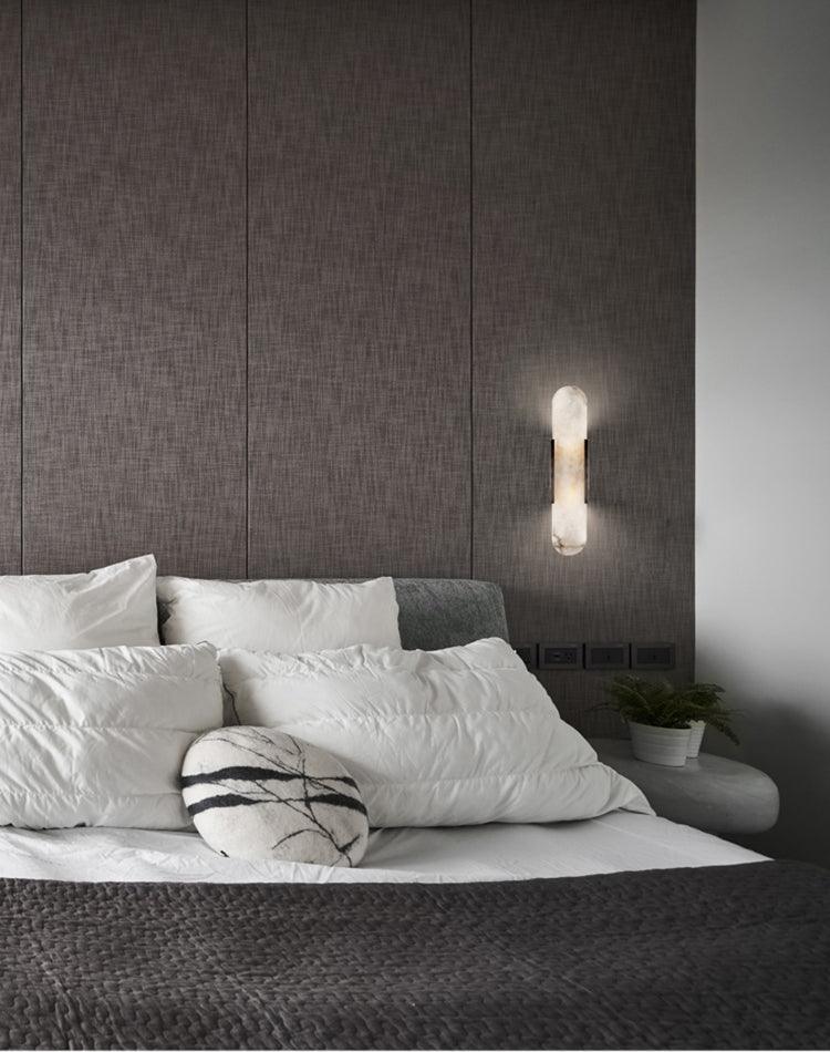 Melange Verlengde Alabaster Wandlamp