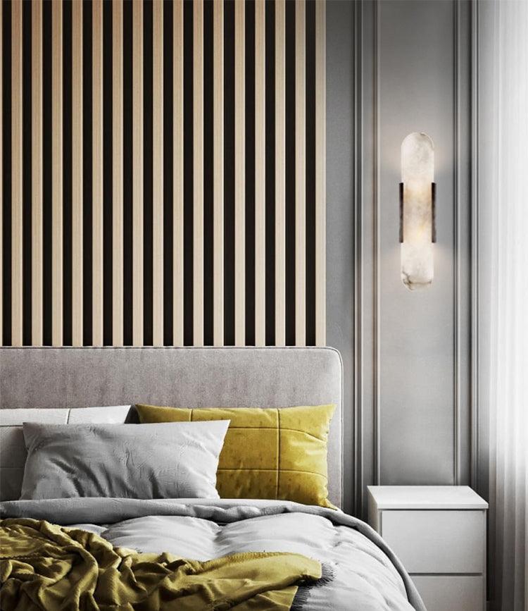 Melange Verlengde Alabaster Wandlamp