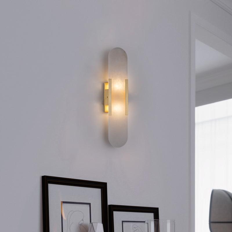 Melange Verlengde Alabaster Wandlamp