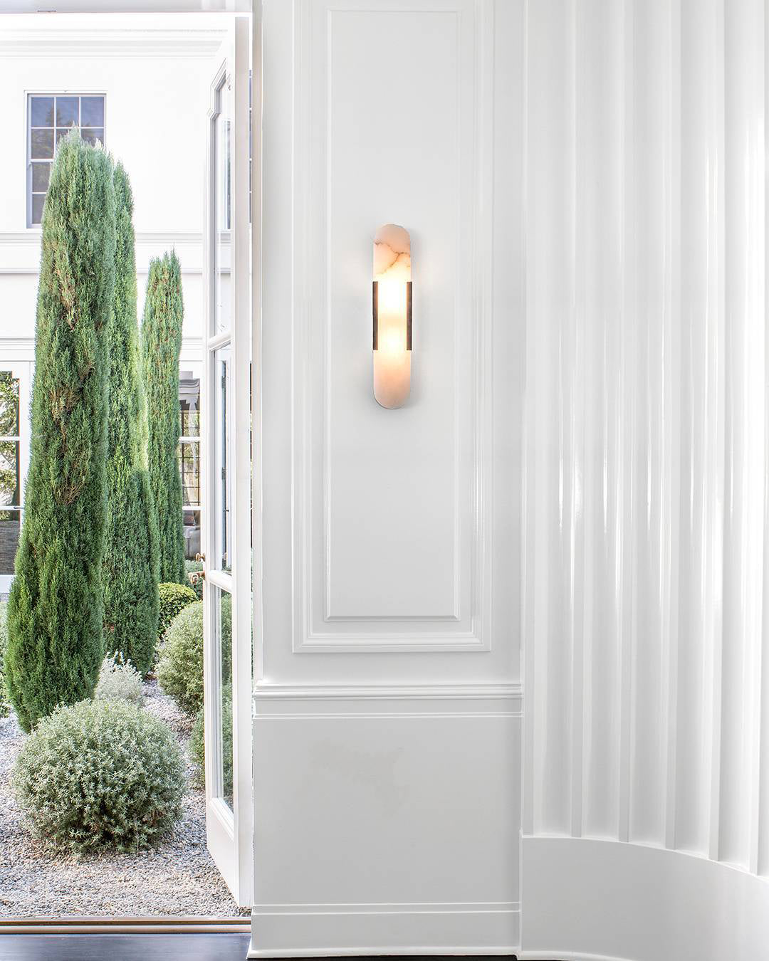 Melange Verlengde Alabaster Wandlamp