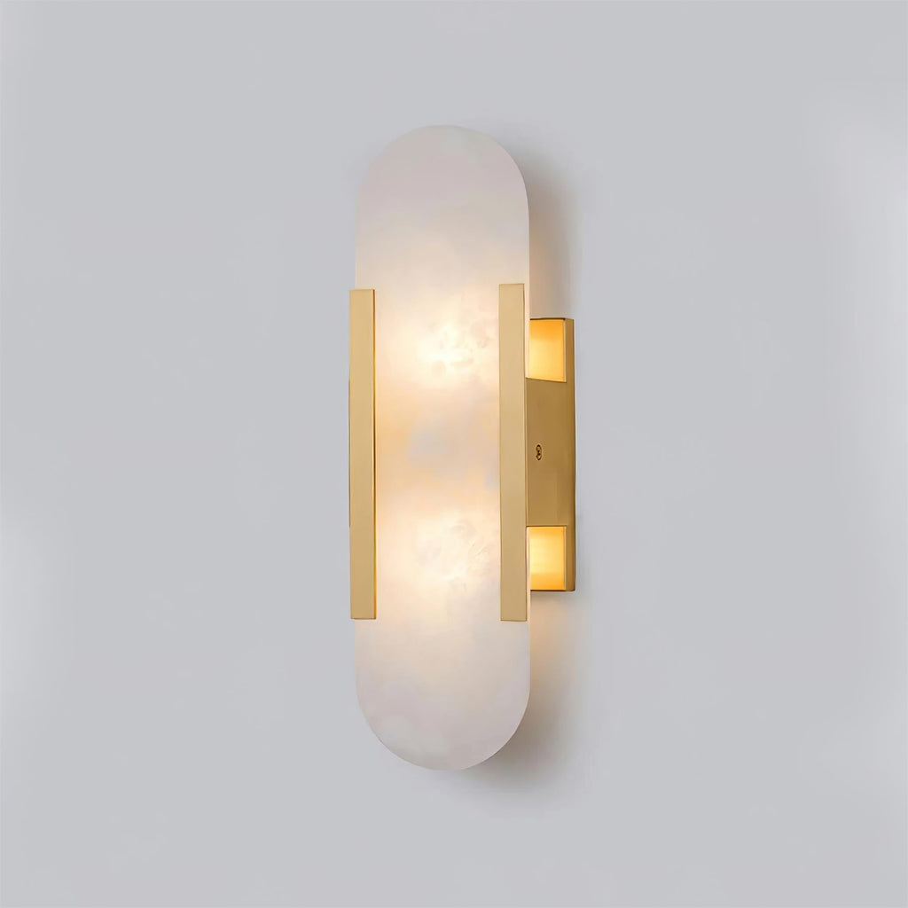 Melange Verlengde Alabaster Wandlamp