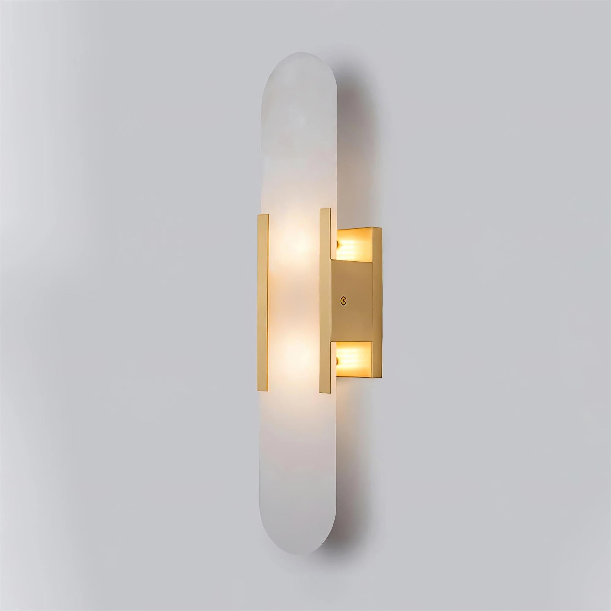 Melange Verlengde Alabaster Wandlamp