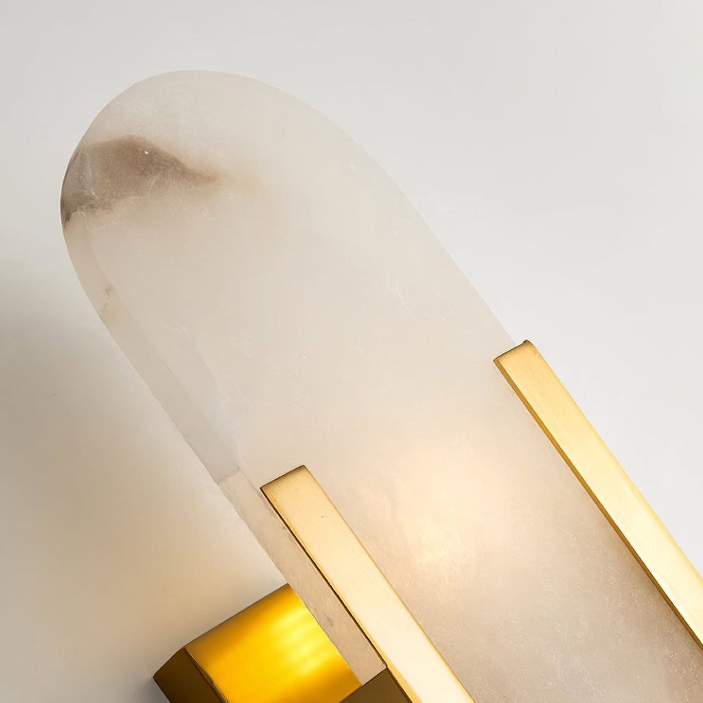 Melange Verlengde Alabaster Wandlamp