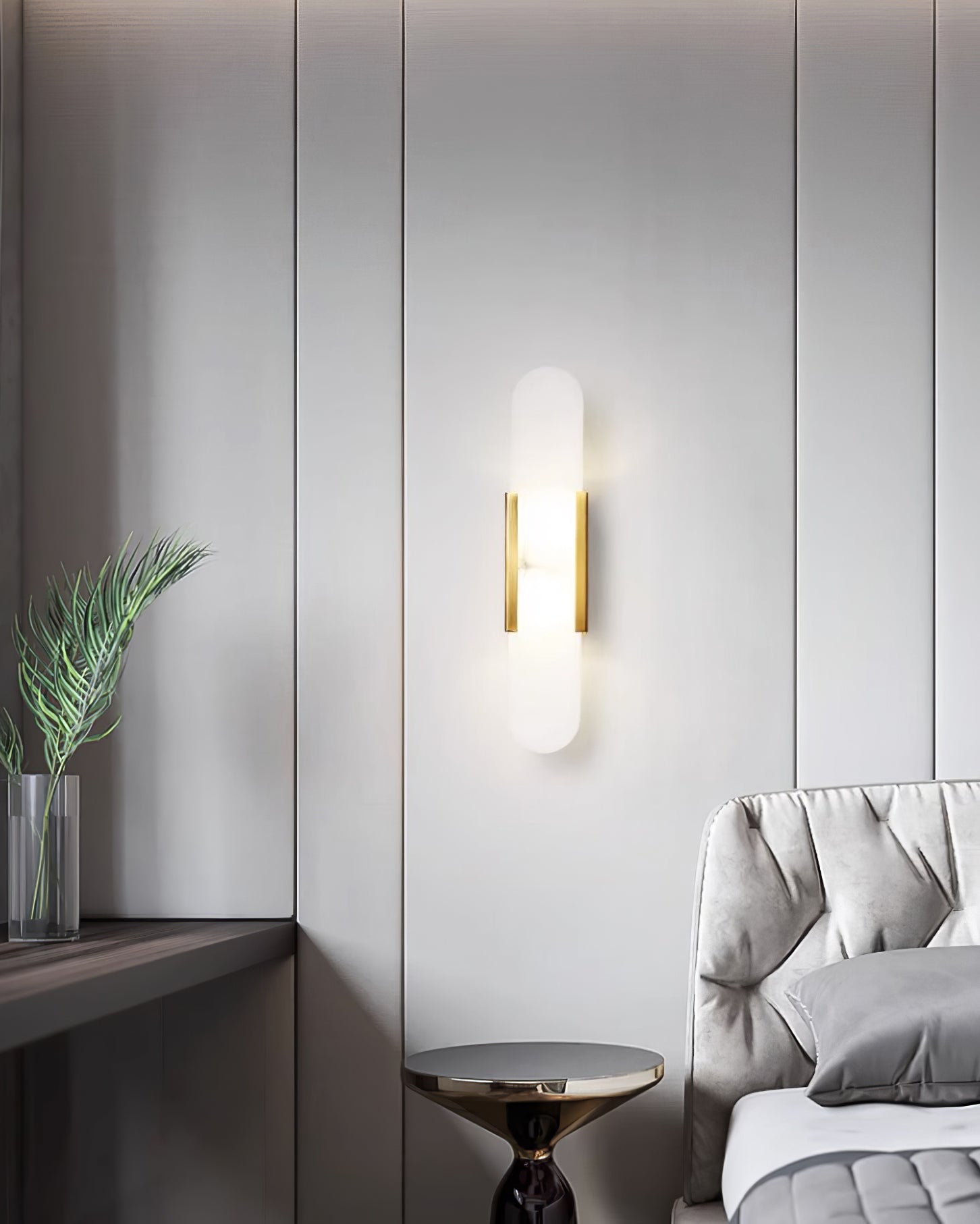 Melange Verlengde Alabaster Wandlamp