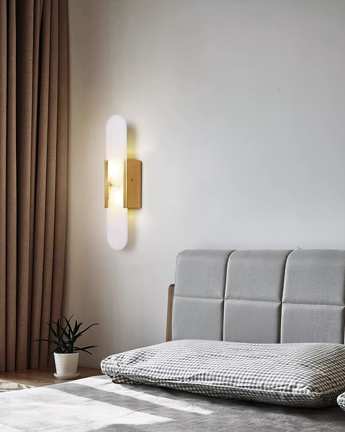 Melange Verlengde Alabaster Wandlamp