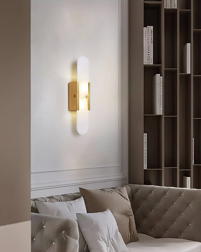 Melange Verlengde Alabaster Wandlamp