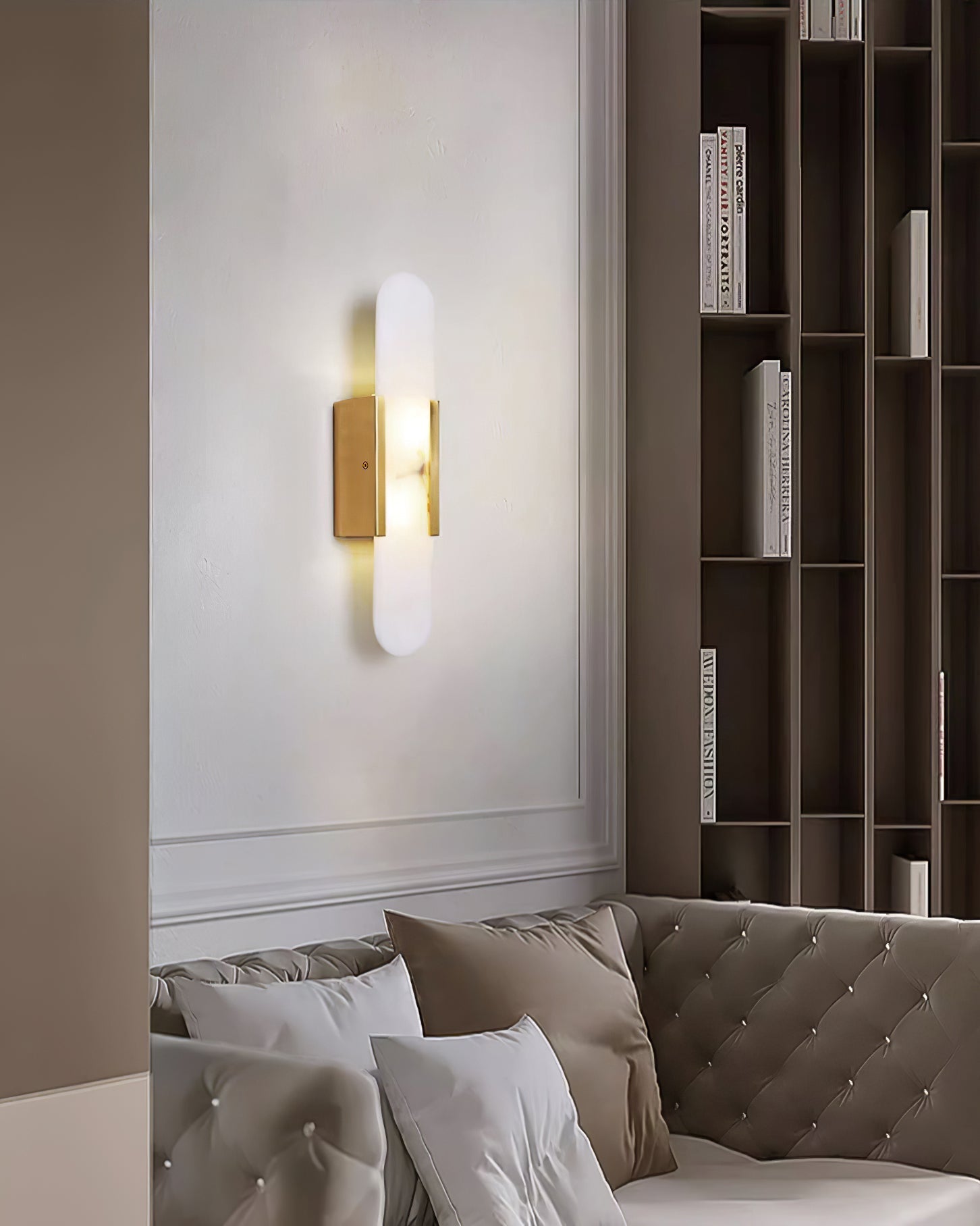 Melange Verlengde Alabaster Wandlamp