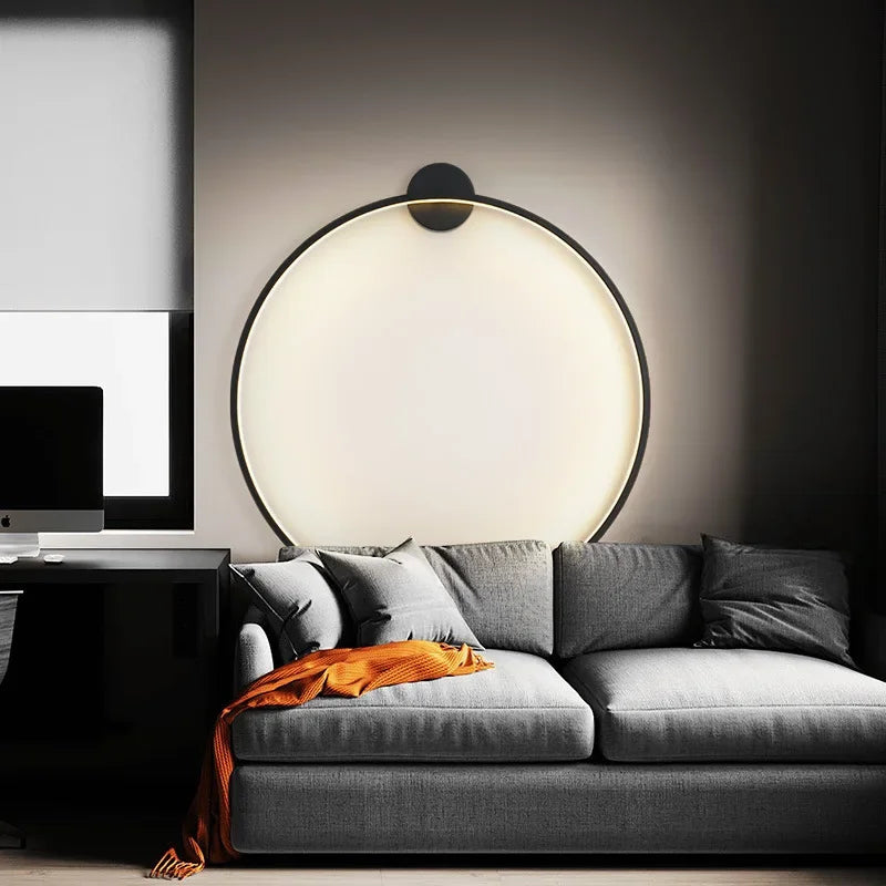 LumiRing - Minimalistische ronde wandlamp