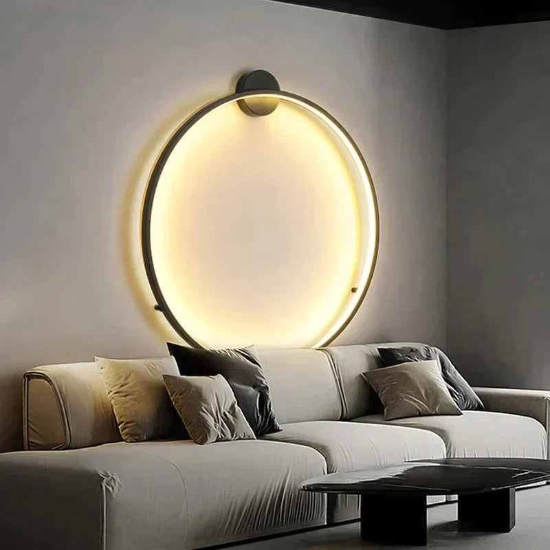 LumiRing - Minimalistische ronde wandlamp