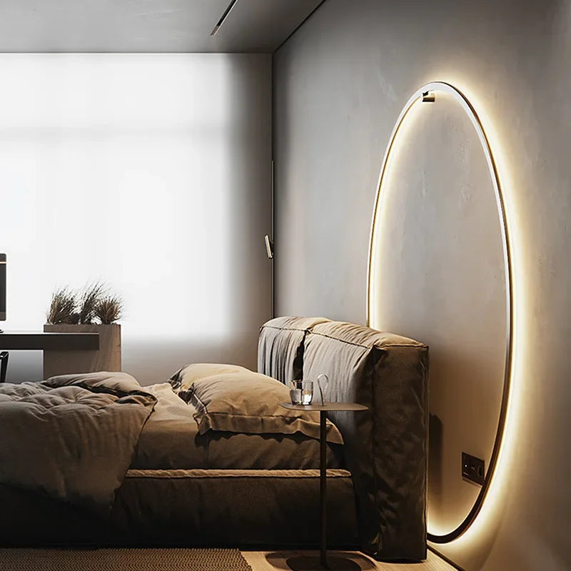 LumiRing - Minimalistische ronde wandlamp