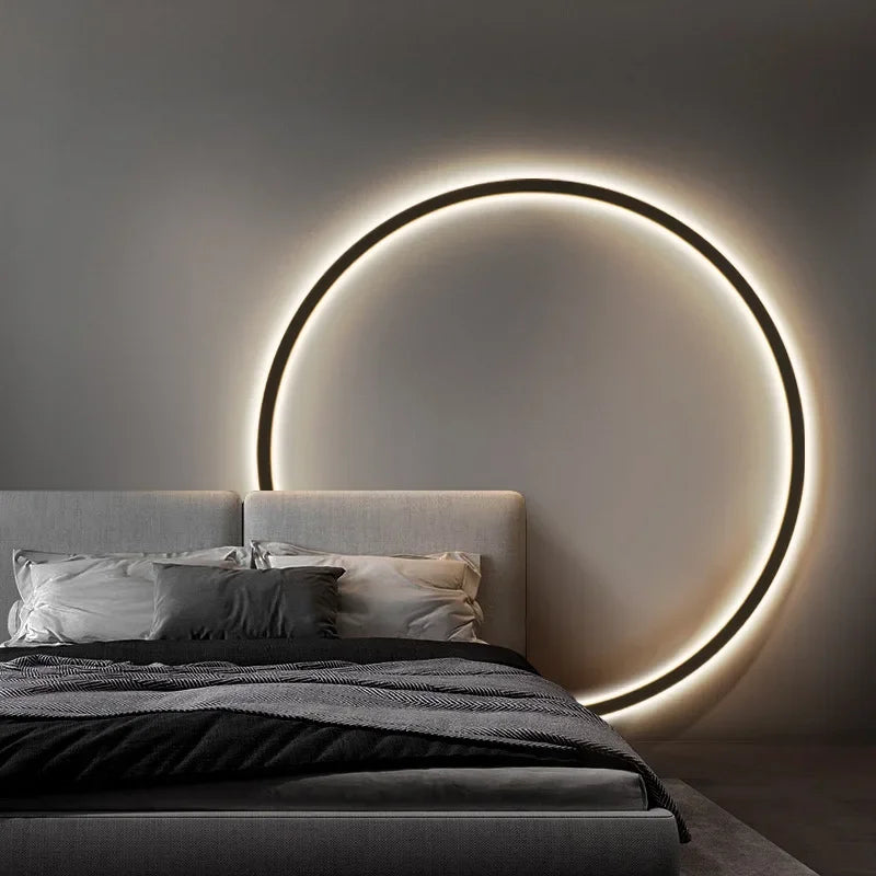 LumiRing - Minimalistische ronde wandlamp