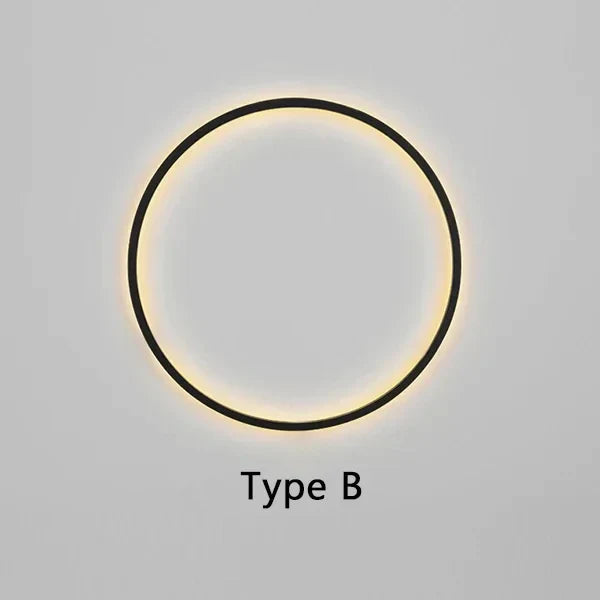 LumiRing - Minimalistische ronde wandlamp