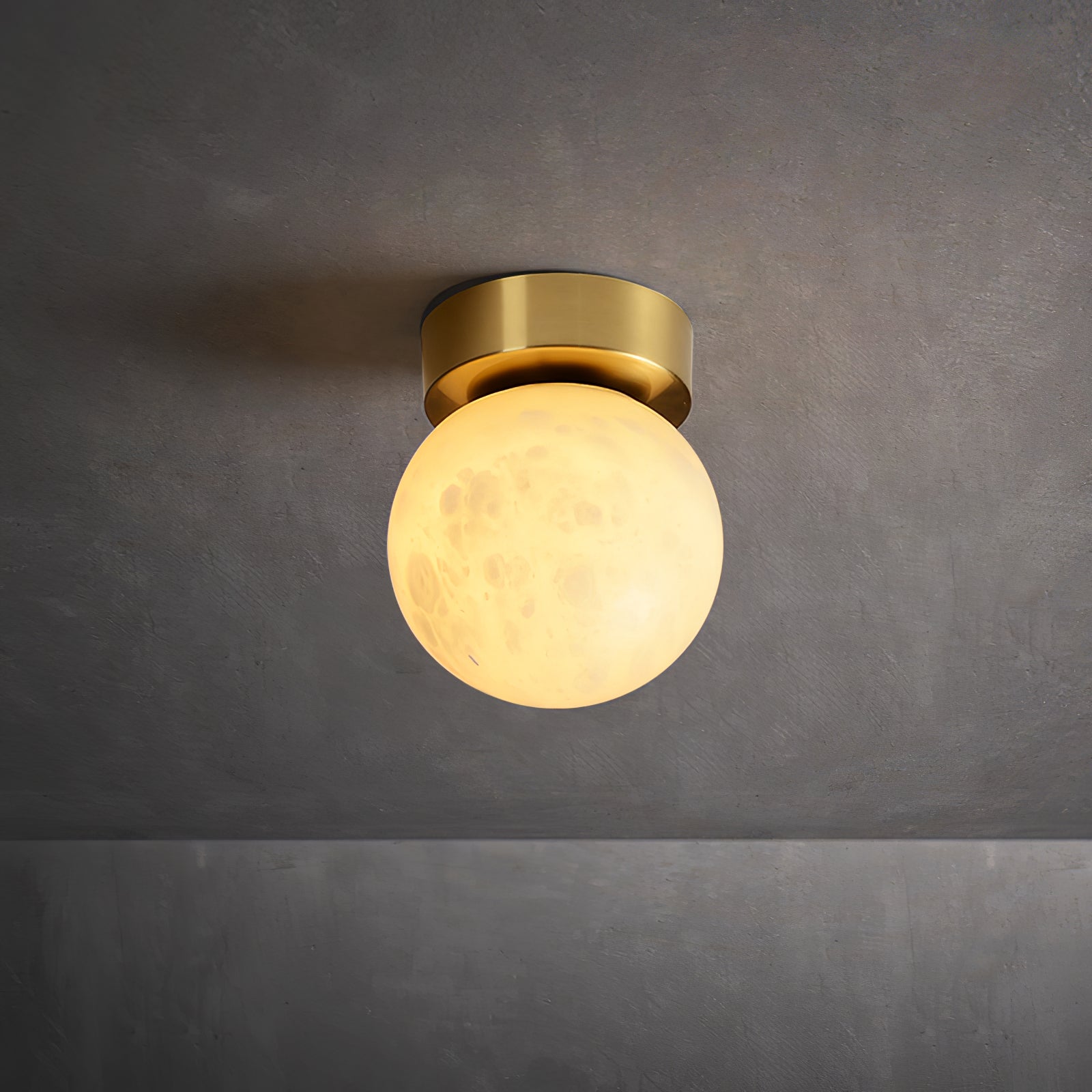 Maan-Alabaster-Plafondlamp