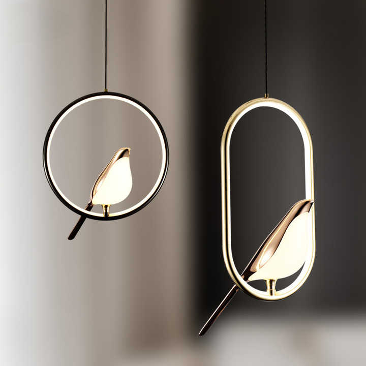 Mrbird - Luxe Hanglamp Met Gouden Vogel