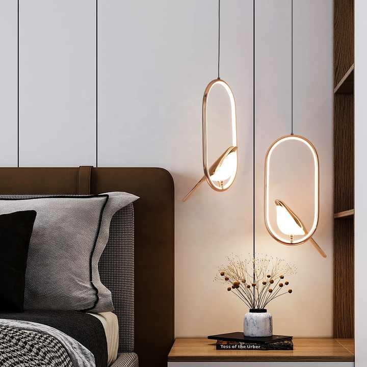Mrbird - Luxe Hanglamp Met Gouden Vogel