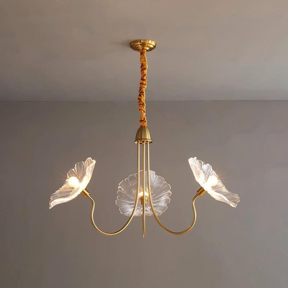 Murano Glazen Bloem Kroonluchter
