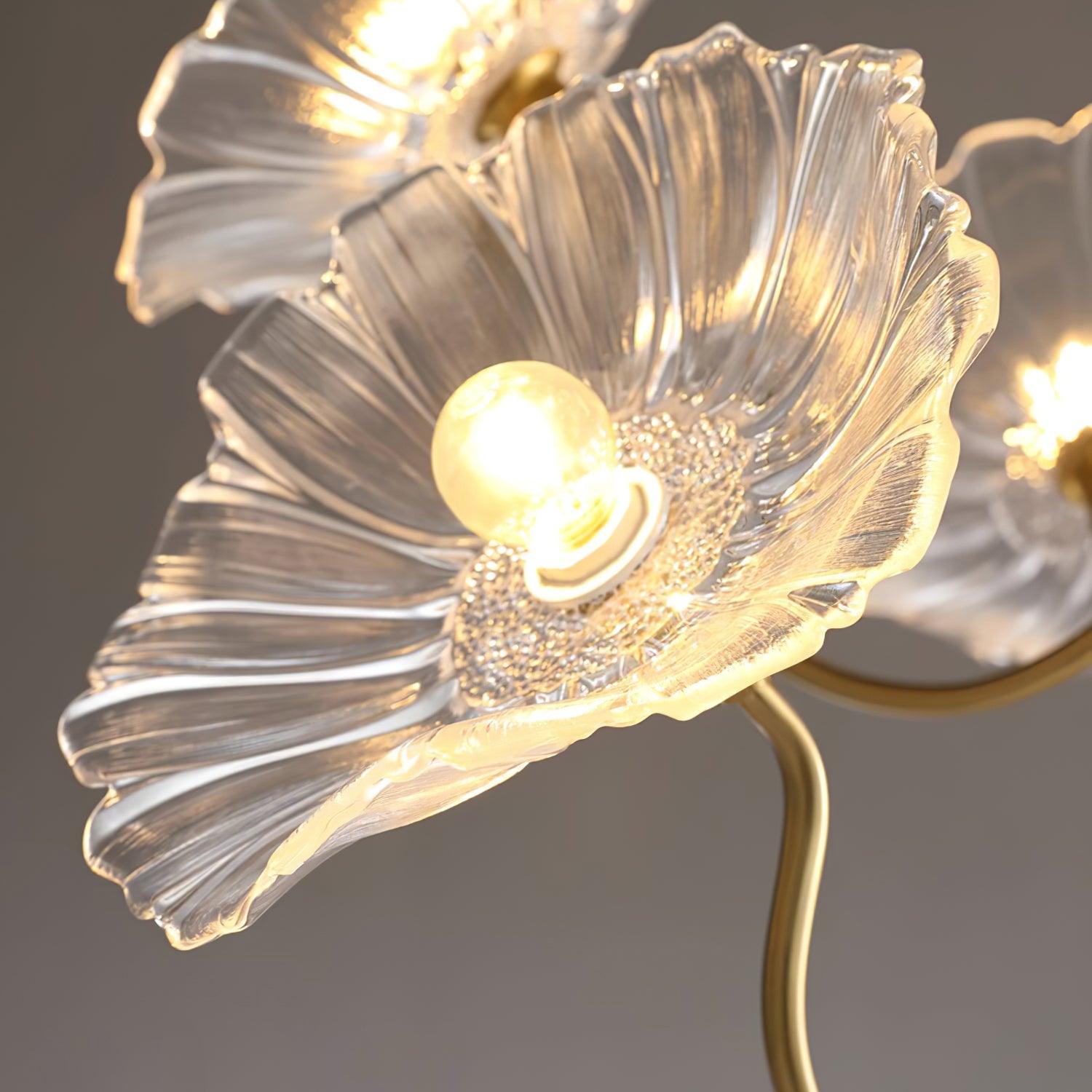 Murano Glazen Bloem Kroonluchter
