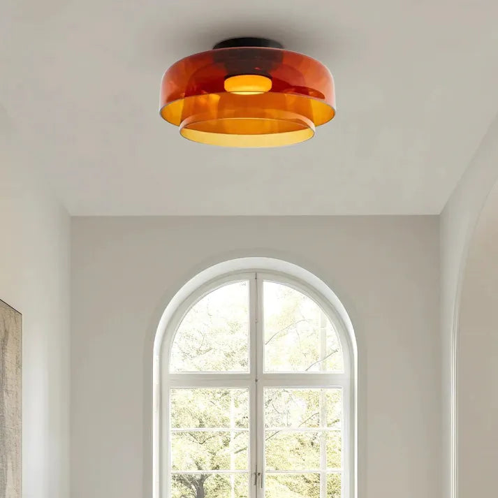 Noordse Designer Creatieve Persoonlijkheid Middeleeuwse Glas Plafondlamp