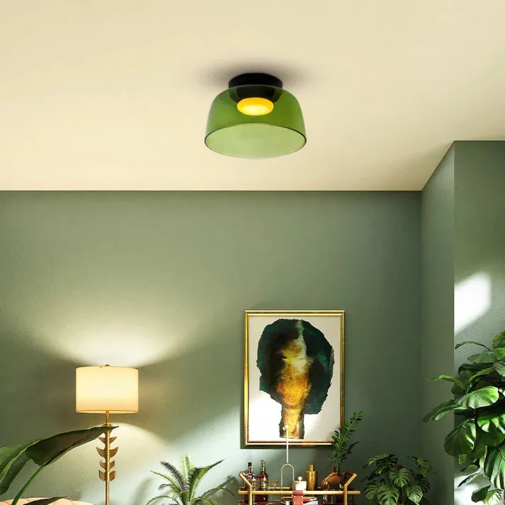 Noordse Designer Creatieve Persoonlijkheid Middeleeuwse Glas Plafondlamp