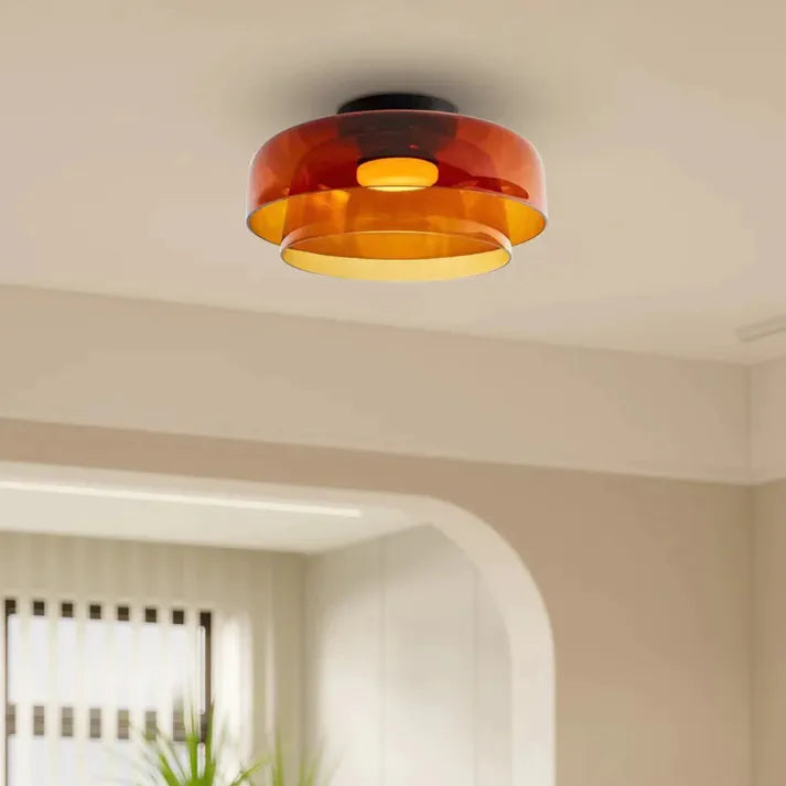 Noordse Designer Creatieve Persoonlijkheid Middeleeuwse Glas Plafondlamp