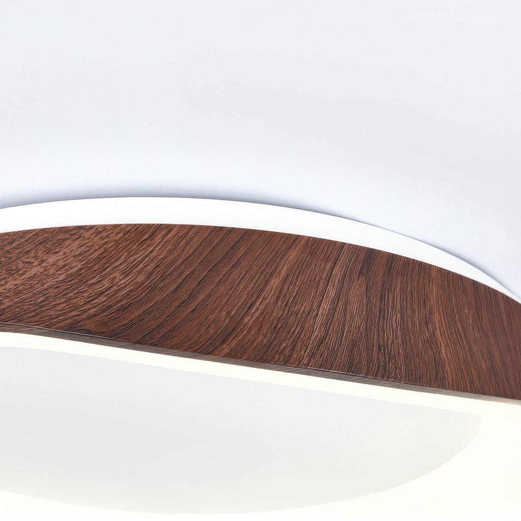 Nordic Artistieke Houtnerf Plafondlamp