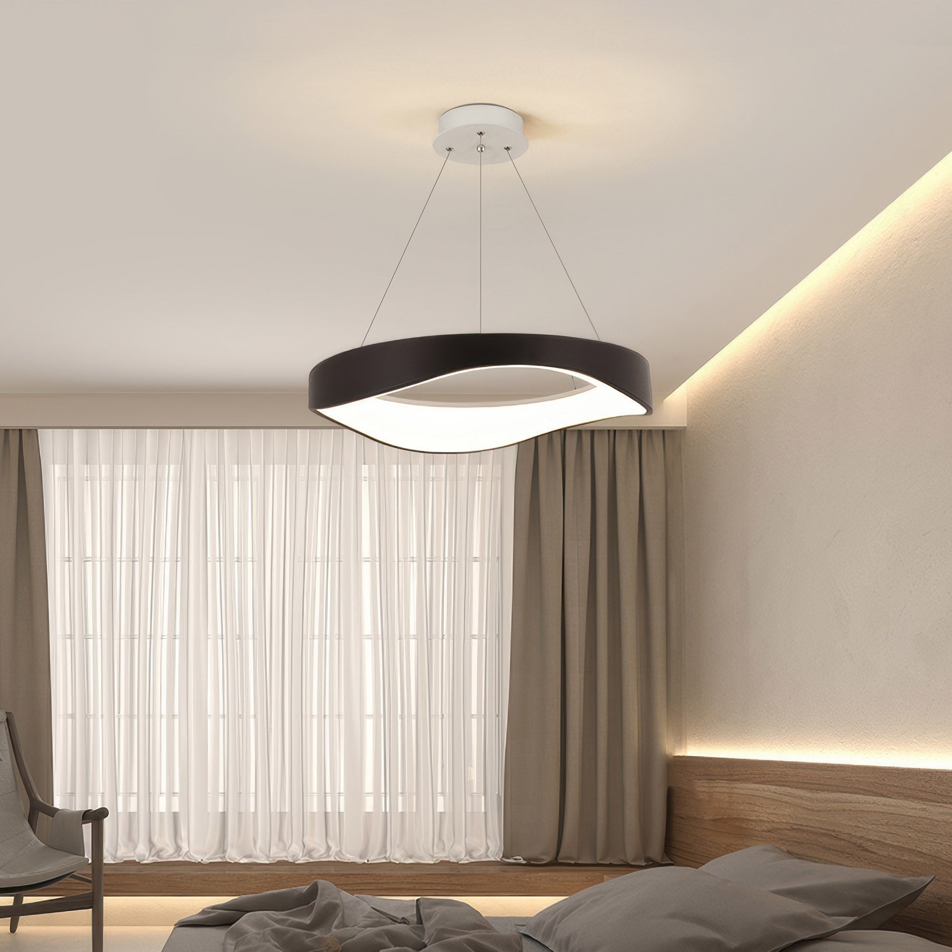 Moderne ronde LED- Hanglamp voor veelzijdige binnenverlichting