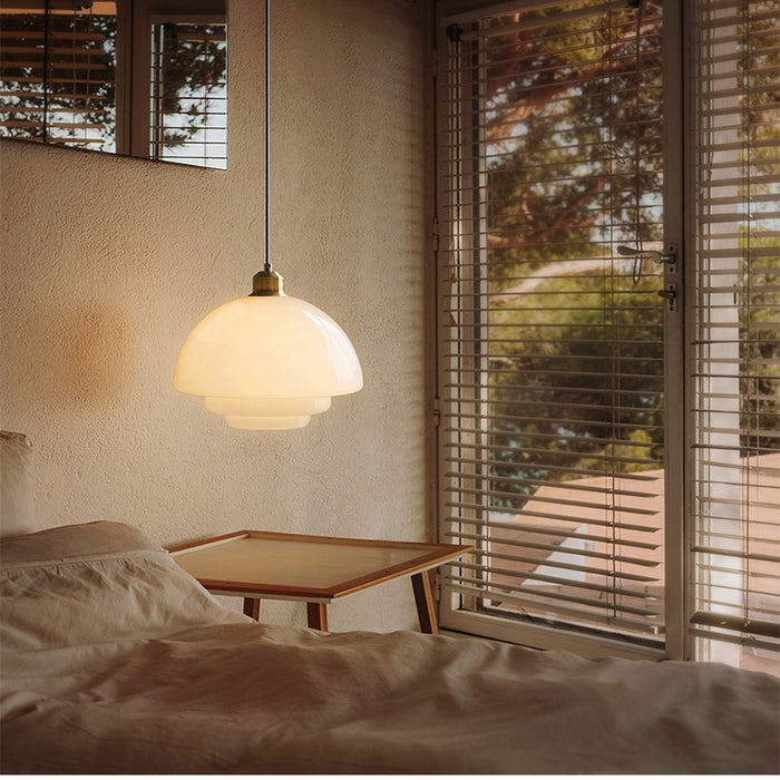 Witte Glas Hanglamp