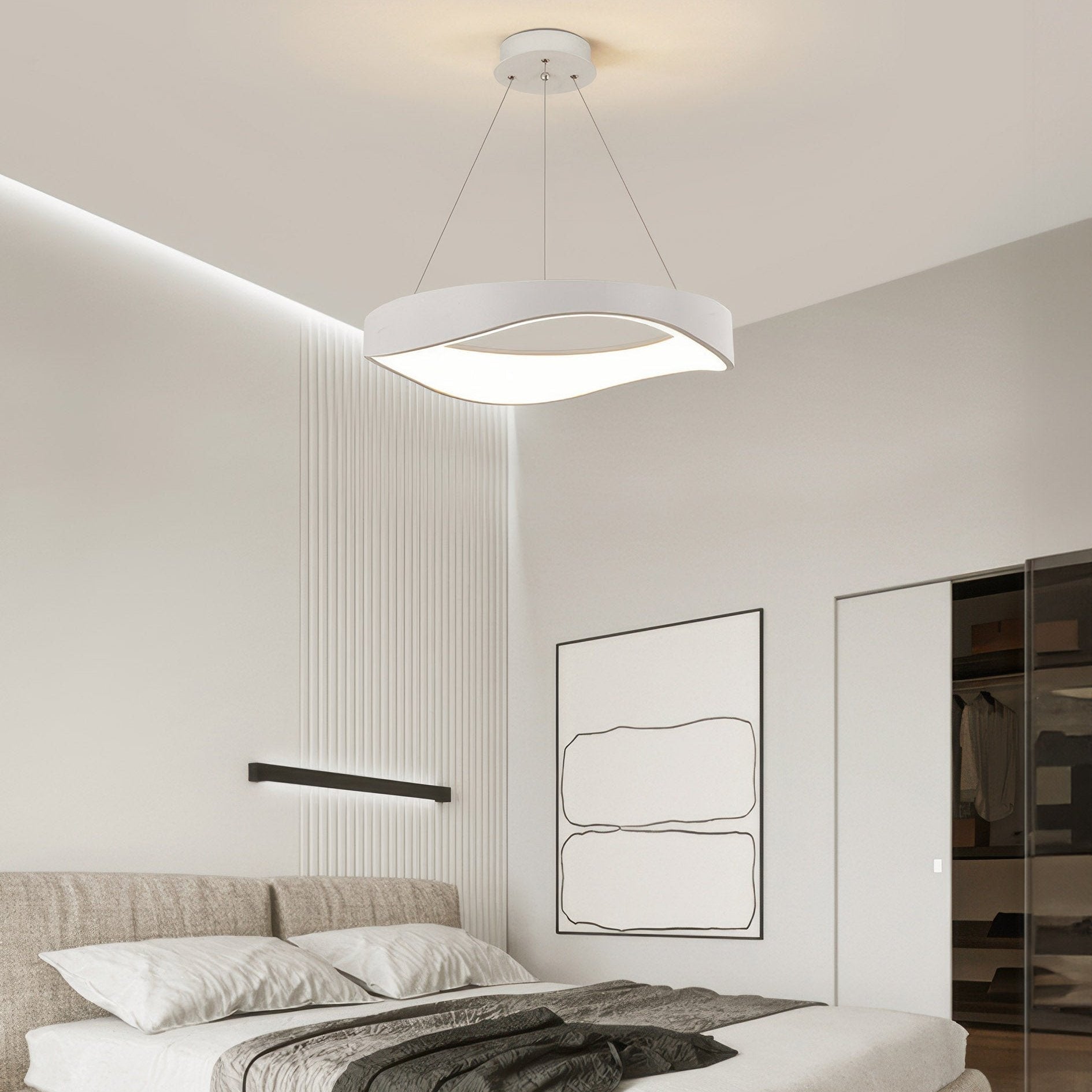Moderne ronde LED- Hanglamp voor veelzijdige binnenverlichting