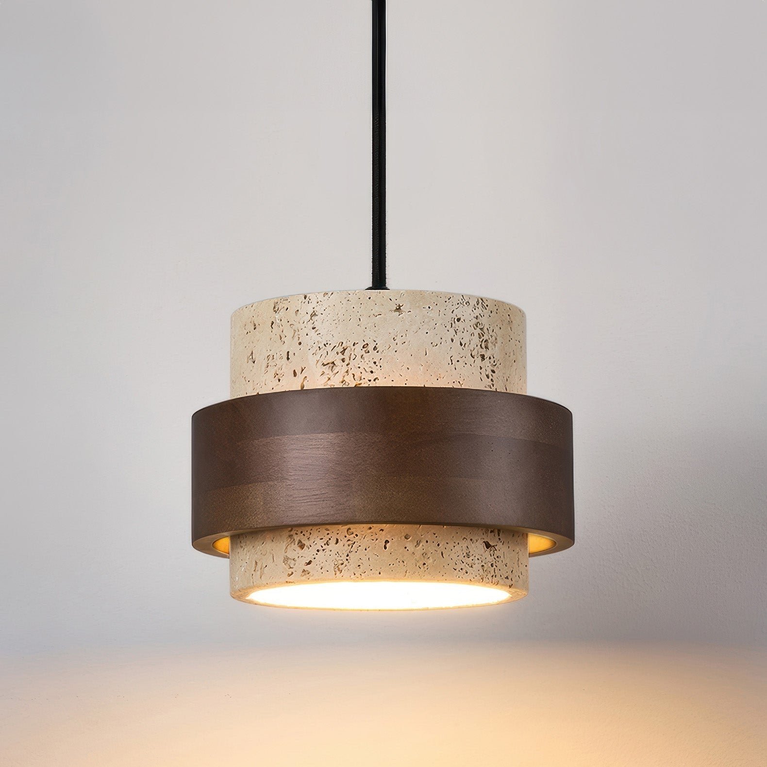 Opstijgende Retro Steen Wabi-Sabi Hanglamp