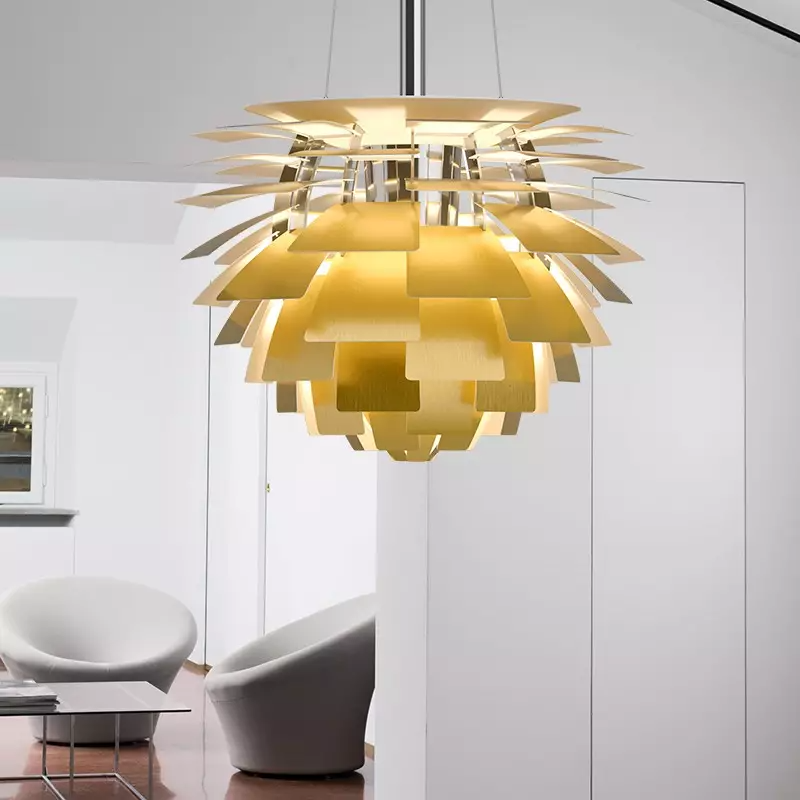 Moderne Artisjok Hanglamp van Metaal
