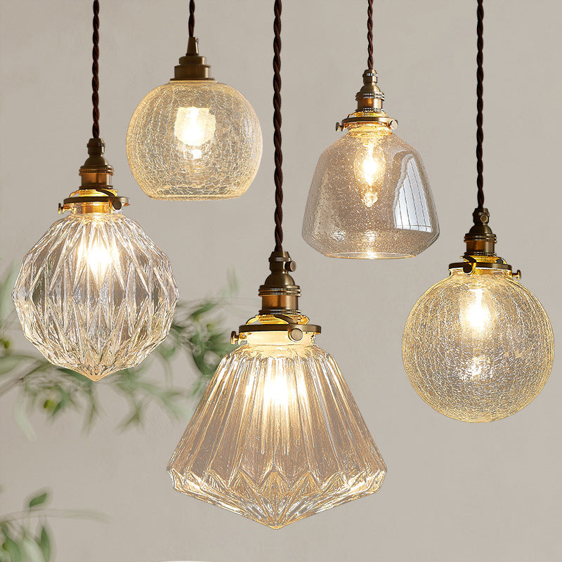 Kristallen Glas Hanglamp