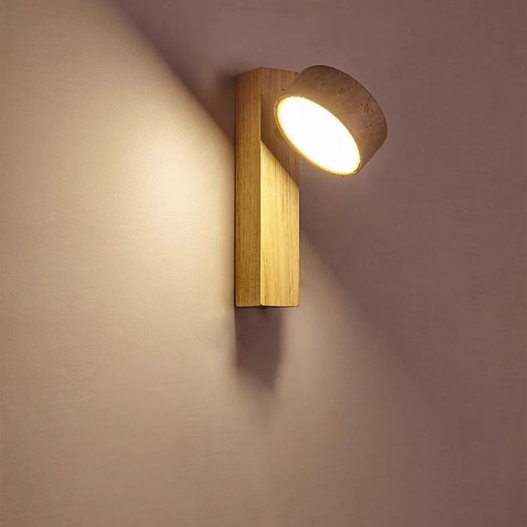 Wabi Sabi Off-white Travertin Wandlamp
