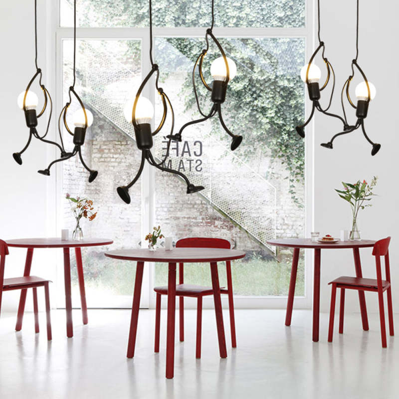 Retro Iron Man Hanglamp