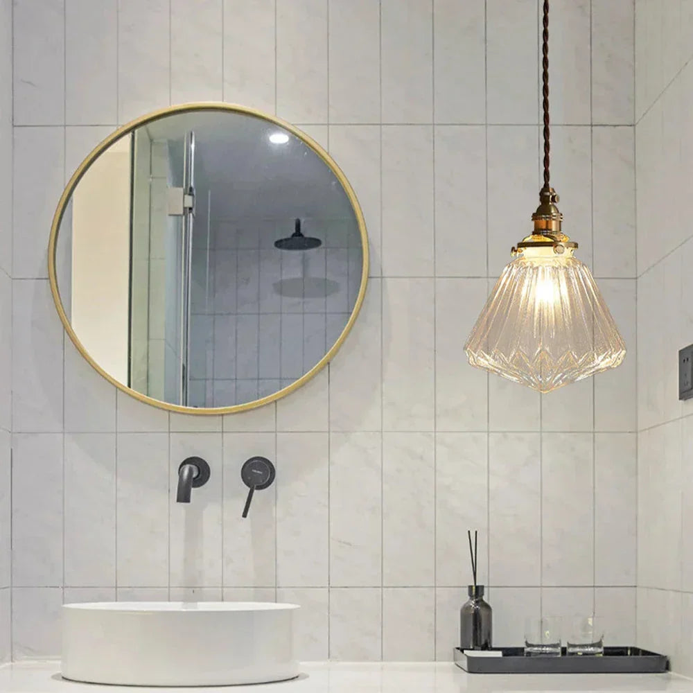 Kristallen Glas Hanglamp