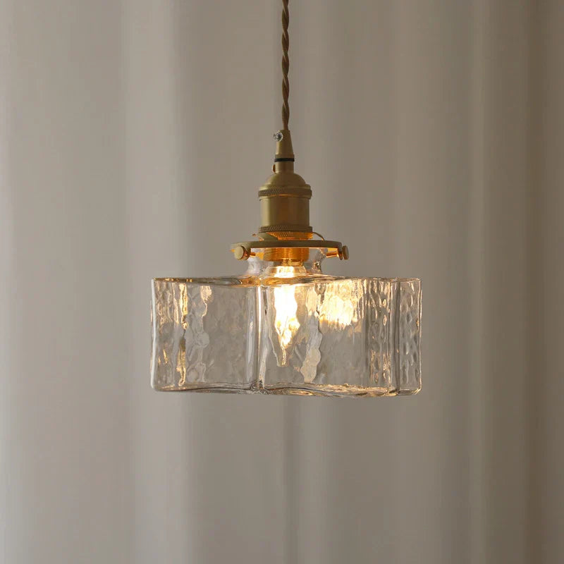 Fatima - Moderne Retro Hangende Glazen Lamp