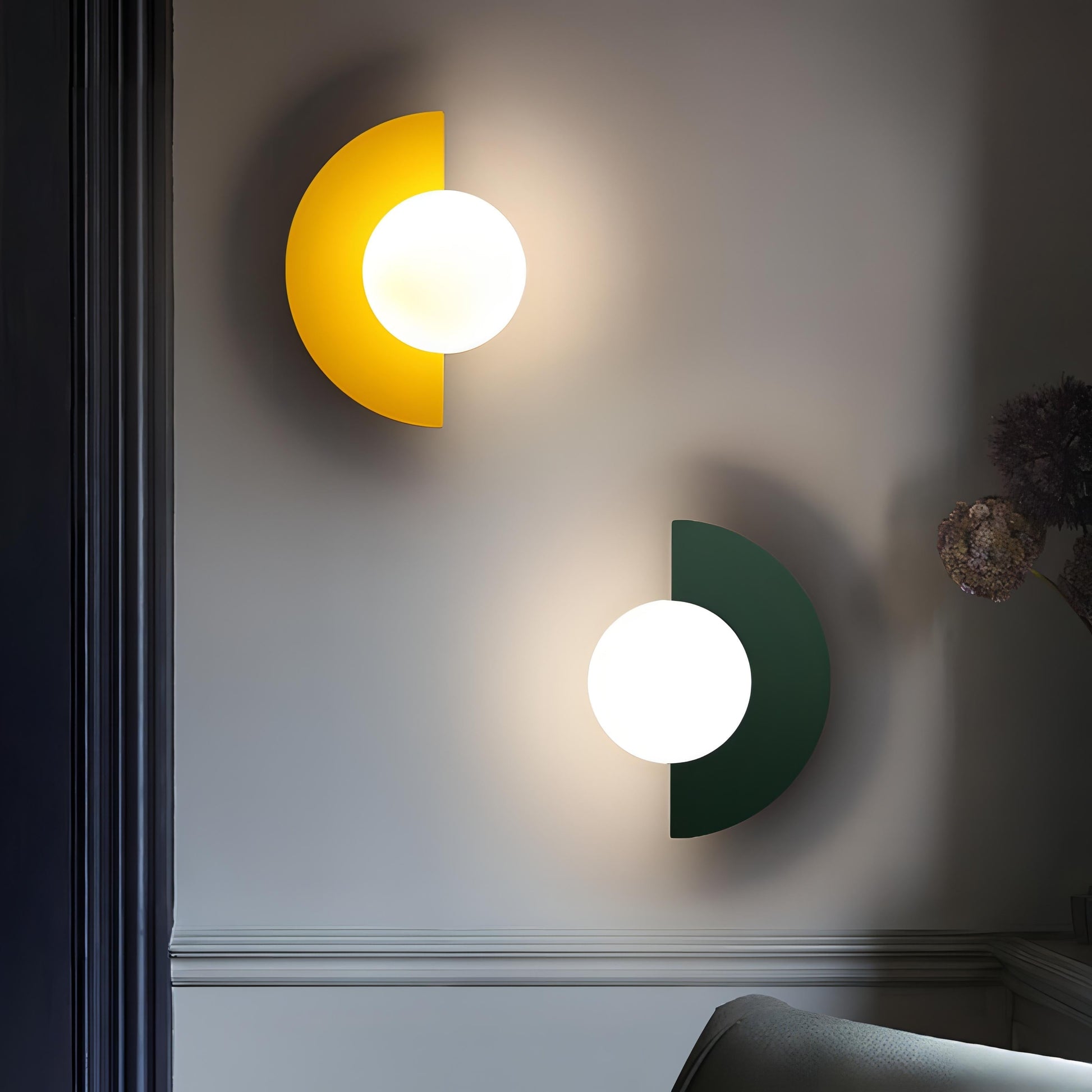 Everest - Noordse Halve Cirkel Wandlamp