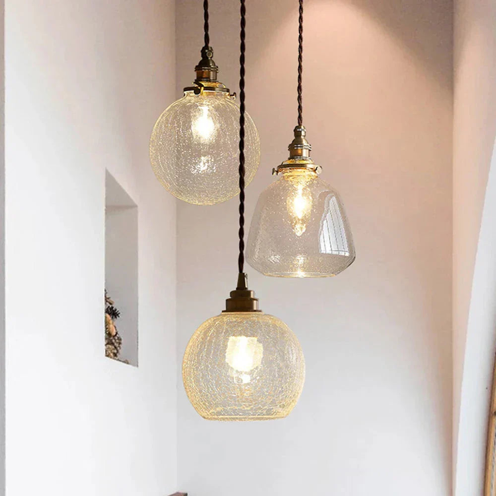 Kristallen Glas Hanglamp