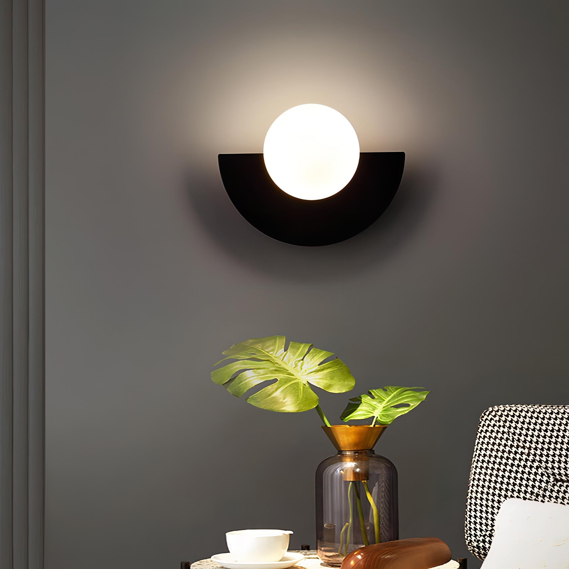 Everest - Noordse Halve Cirkel Wandlamp