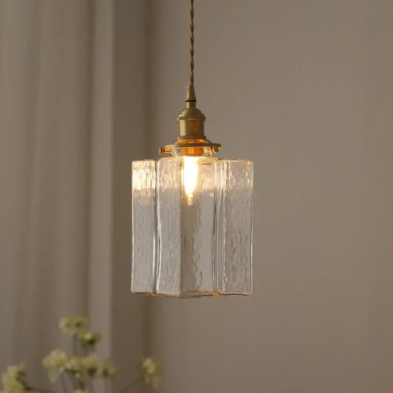 Fatima - Moderne Retro Hangende Glazen Lamp