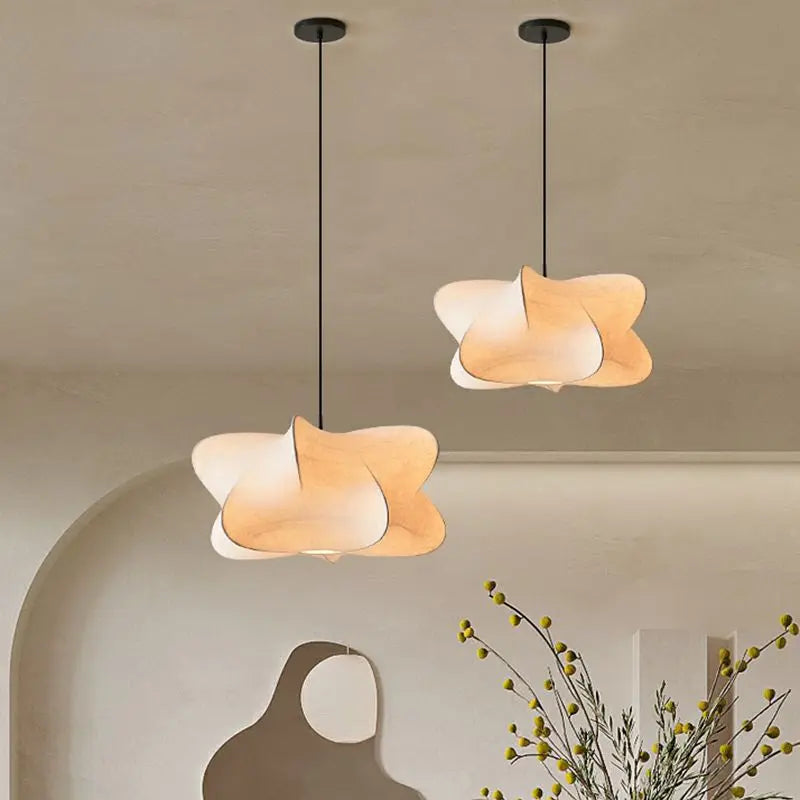 Wabi Sabi Zijde Japan Hanglamp