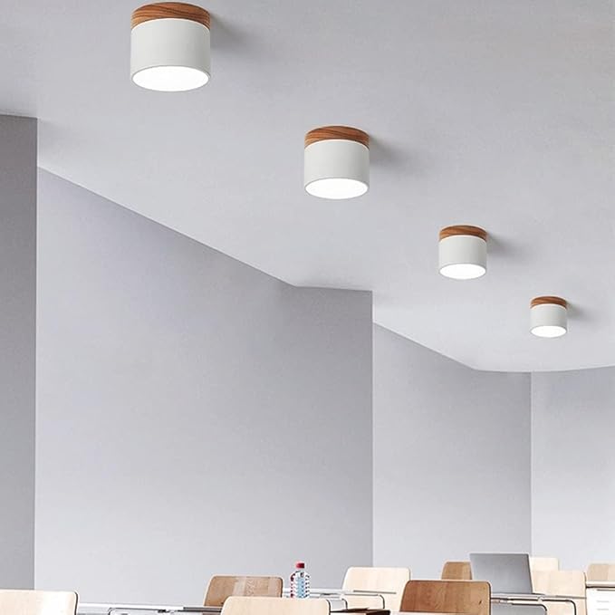 Scandinavische Cilinder LED-Plafondlampen voor Gangen