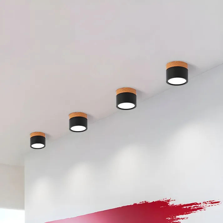 Scandinavische Cilinder LED-Plafondlampen voor Gangen