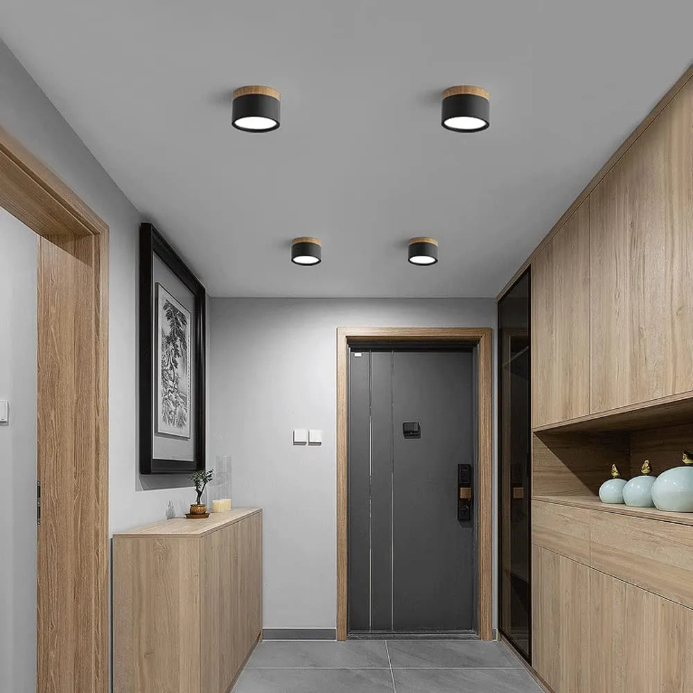 Scandinavische Cilinder LED-Plafondlampen voor Gangen