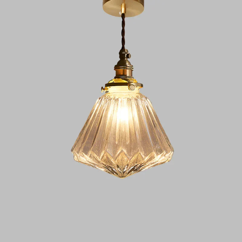 Kristallen Glas Hanglamp