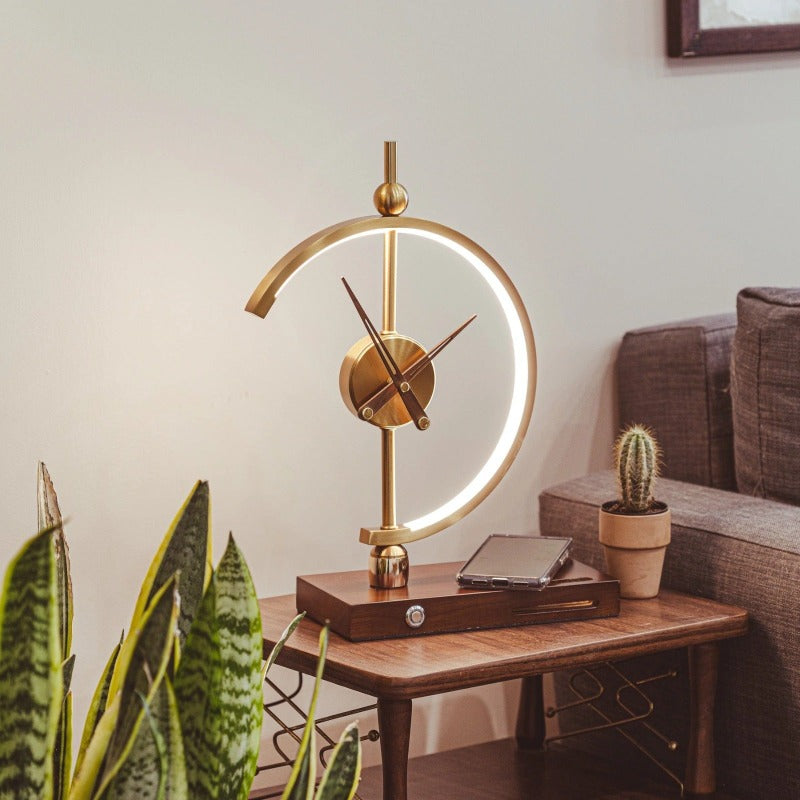 NagoyaLight | Luxe Lamp Klok met Oplader