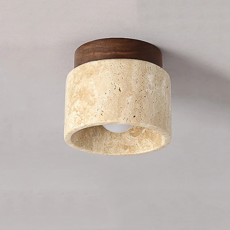Japanse Creatieve Plafondlamp in Crème-Stijl